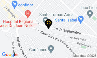 Mapa de Compin Arica en Arica