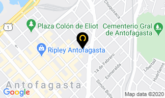 Mapa de Compufast.cl en Antofagasta