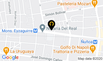 Mapa de Confecciones Mell en Ñuñoa