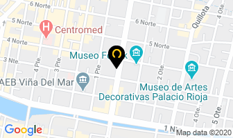 Mapa de Constructora Guillermo Castro en Viña del Mar