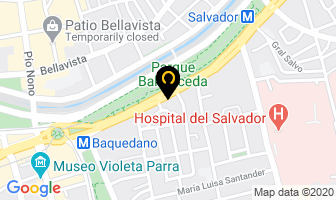 Mapa de Coproch en Providencia