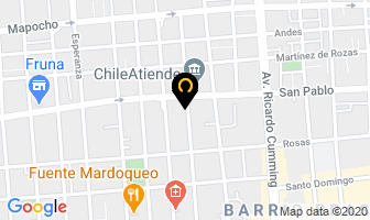 Mapa de Copymar en Santiago