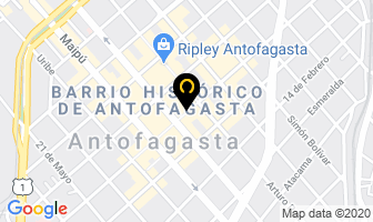 Mapa de Corpbanca en Antofagasta