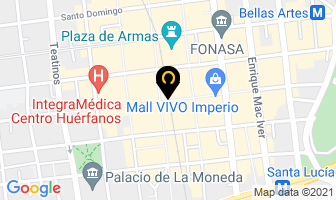 Mapa de Correa Solar , Oscar en Santiago