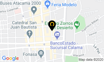 Mapa de Creaciones Cecy en Calama