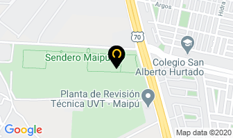Mapa de Crematorio Sendero en Santiago