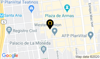 Mapa de Dammar.teraoias en Santiago