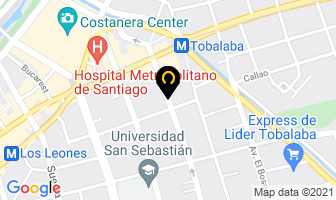 Mapa de Dcg De La O Consulting Group en Providencia