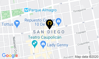 Mapa de Desarmaduria Ipar en Santiago