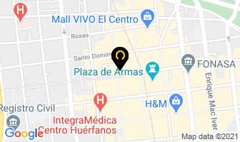 Mapa de Donoso Y Vargas Ltda. en Santiago