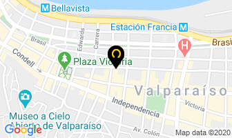 Mapa de Ducasse Comercial Ltda en Valparaíso