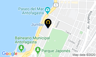 Mapa de Easy Hogar Y Construccion en Antofagasta