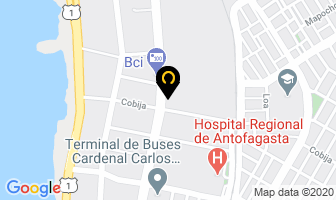 Mapa de Econorent Car Rental en Antofagasta