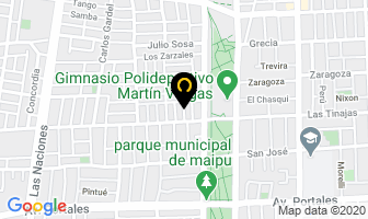 Mapa de El Alero en Maipú