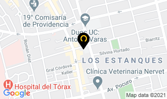 Mapa de El Barcelona en Providencia