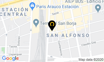 Mapa de El Hoyo en Santiago