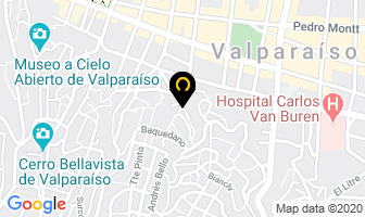 Mapa de El Mono Vulcanizacion en Valparaíso