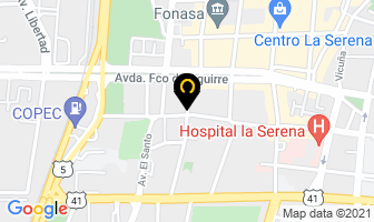 Mapa de “El Nuevo Peregrino” en La Serena