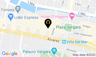 Mapa de El Olivar en Viña del Mar