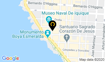 Mapa de El Tercer Ojito en Iquique