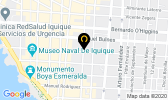 Mapa de Elecmetal en Iquique