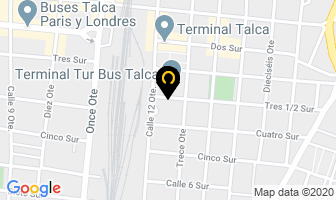 Mapa de Electromecanica Automotriz Orlando Fuentes en Talca