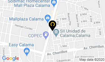 Mapa de Empanadas Florencia en Calama