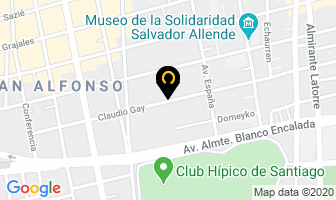 Mapa de Enac en Santiago