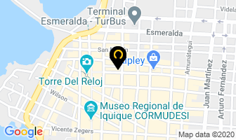 Mapa de Entel en Iquique