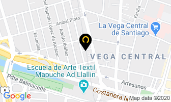 Mapa de Equilimp en Santiago