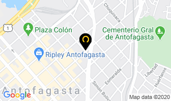Mapa de Escuela Conductores Scorpio en Antofagasta