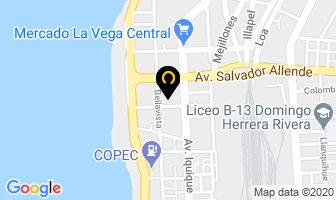 Mapa de Eurocomercial Ltda. en Antofagasta