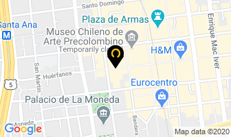 Mapa de Eva Y Cia Ltda en Santiago