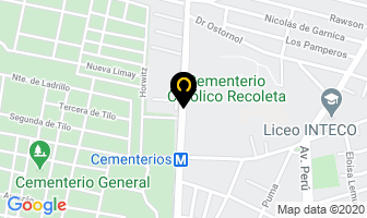 Mapa de Expoalum en Recoleta