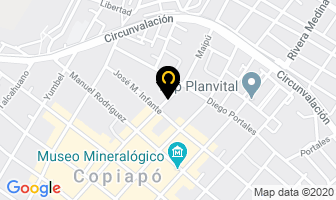 Mapa de Fábrica Mangueras Niples Flexibles Hidráulicas Copiapó en Copiapó