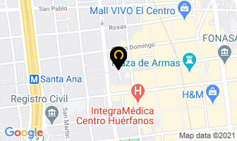 Mapa de Factoring Creacion S.a. en Santiago