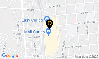 Mapa de Farmacias Cruz Verde en Curicó