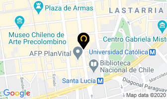 Mapa de Farmacias Galenica en Santiago