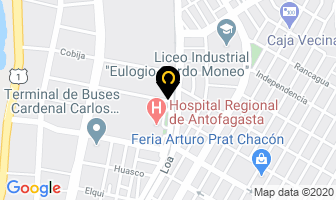 Mapa de Fe Grande - Maquinaria Y Servicios en Antofagasta