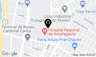 Mapa de Fe Grande - Maquinarias Y Servicios en Antofagasta
