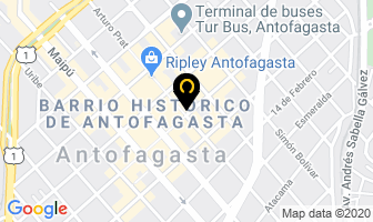 Mapa de Financiera Credinor en Antofagasta