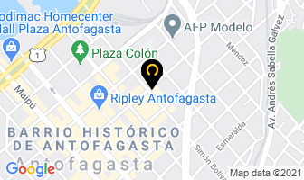 Mapa de First Rent A Car en Antofagasta
