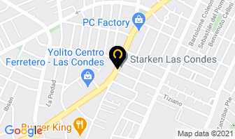 Mapa de Floor Center en Las Condes