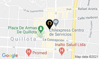 Mapa de Floreria Girasol en Quillota