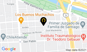 Mapa de Frenos Gil en Santiago