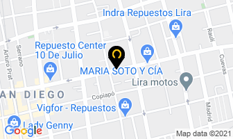 Mapa de Full Line Repuestos en Santiago