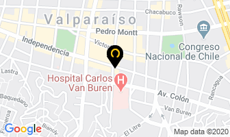 Mapa de Funerales Montalvan en Valparaíso