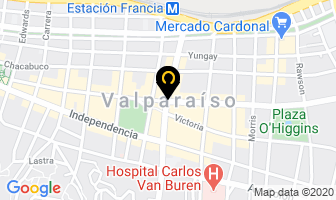 Mapa de Funeraria Armada en Valparaíso