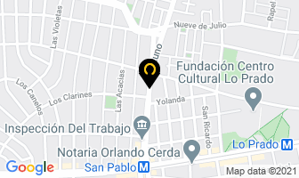 Mapa de Gas Los Copihues en Santiago