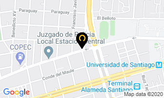 Mapa de Gastrolider en Santiago